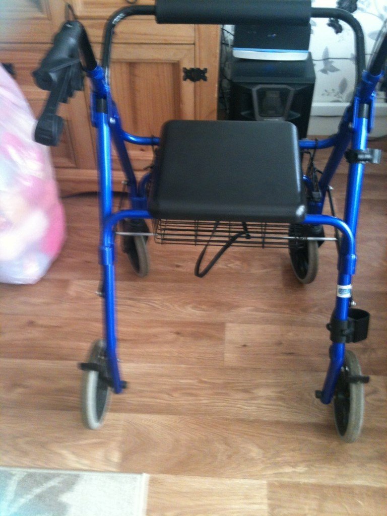 disabled walker with seat and basket in Melton Mowbray