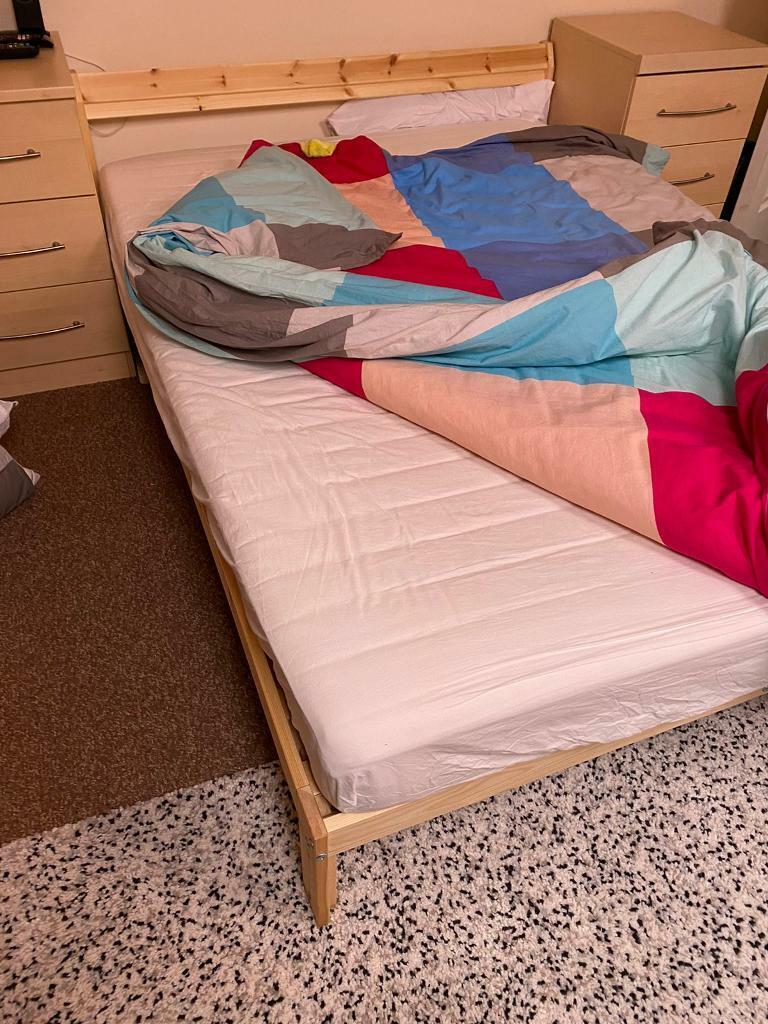 IKEA NEIDEN double bed and mattress in Beverley East IKEA NEIDEN double bed and mattress in Beverley East