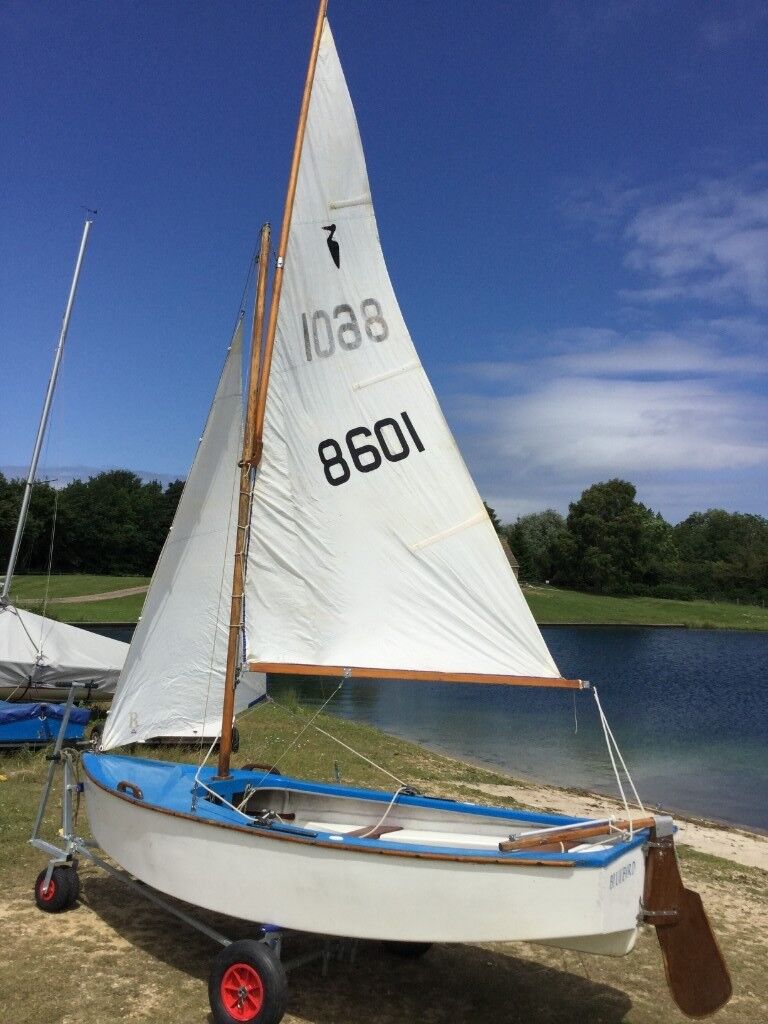 heron sailing dinghy in cirencester, gloucestershire