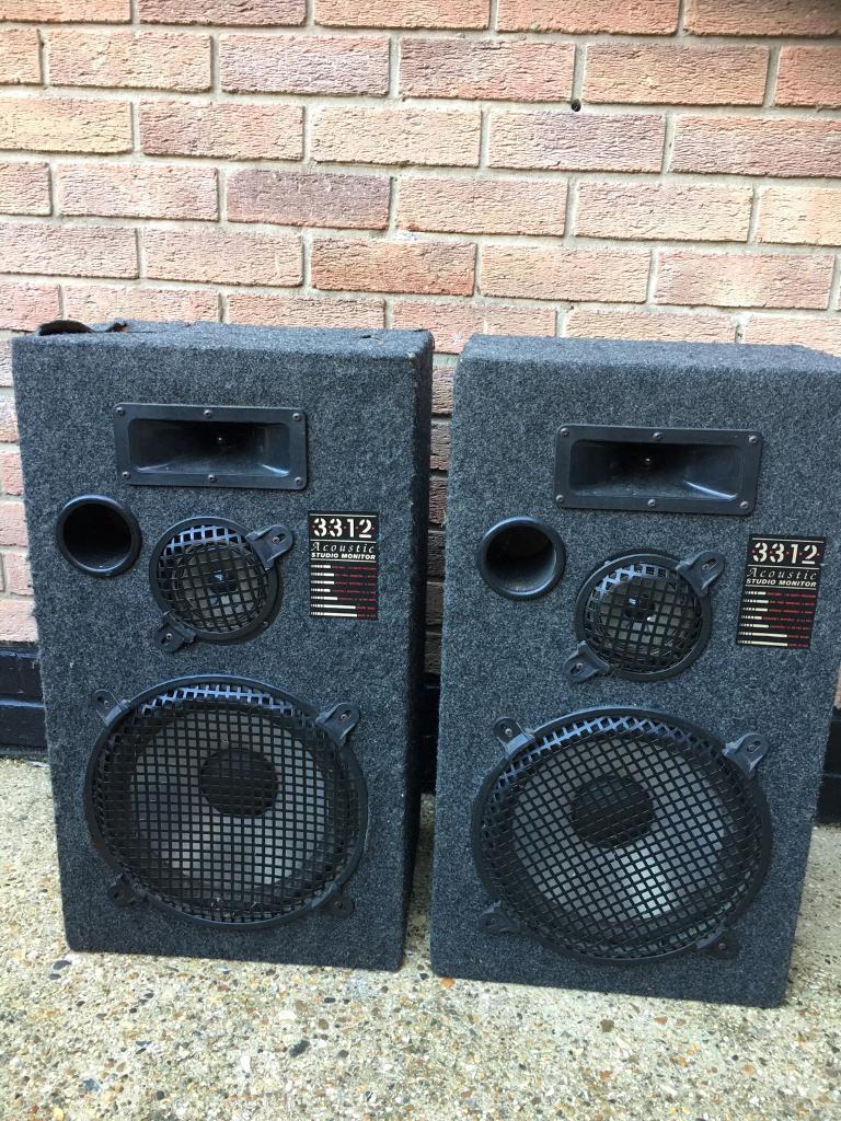3312 Acoustic Studio Monitor Floor Speakers. in Bournemouth, Dorset Gumtree