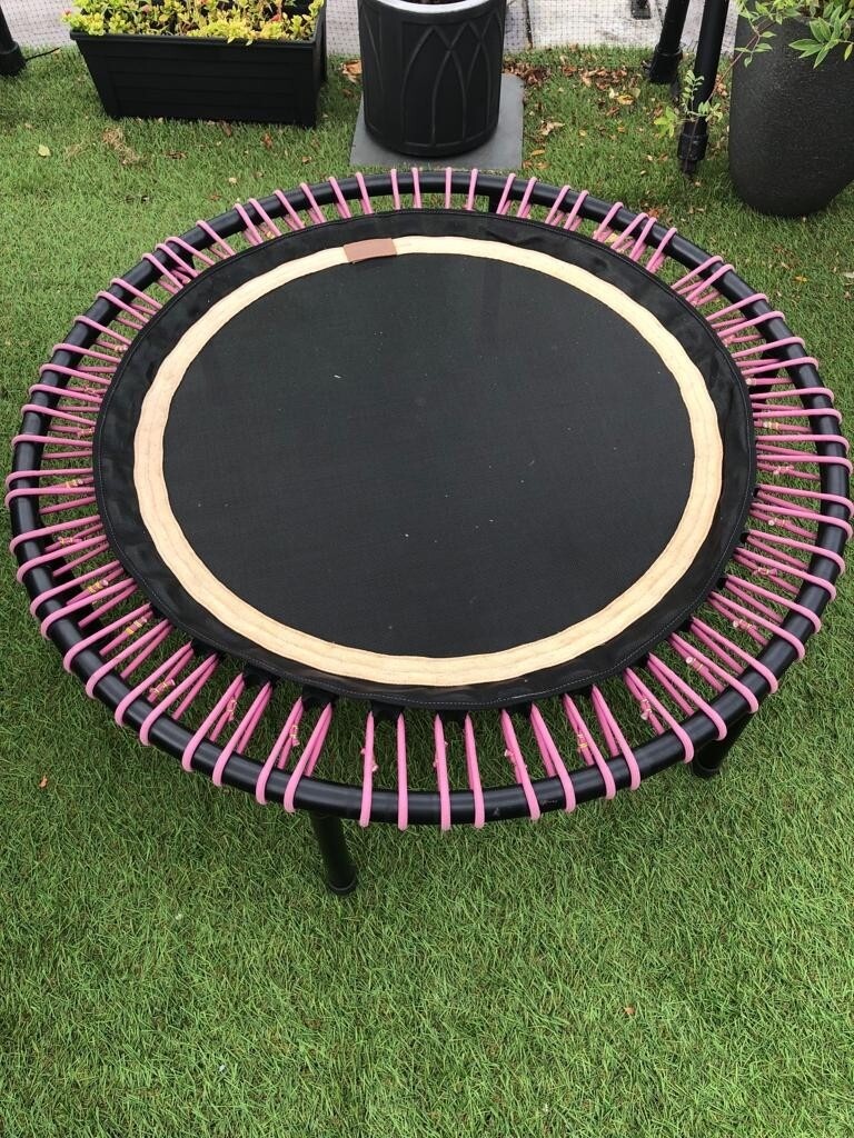 BELLICON FITNESS REBOUNDER TRAMPOLINE *pink&orange* barely used