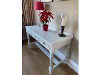 Console table and coffee table ( or sold separately), plus free side tables