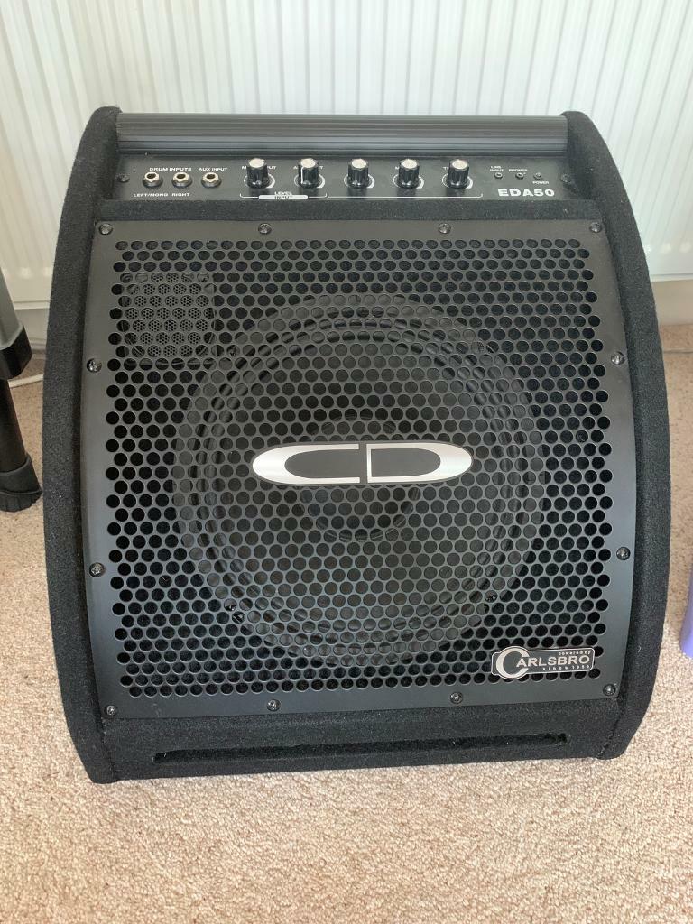 NO OFFERS Carlsbro EDA50 Electric Drum Amplifier Amp Excellent
