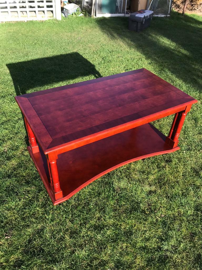 Modern mahogany coffee table (can deliver) in Norwich, Norfolk Gumtree