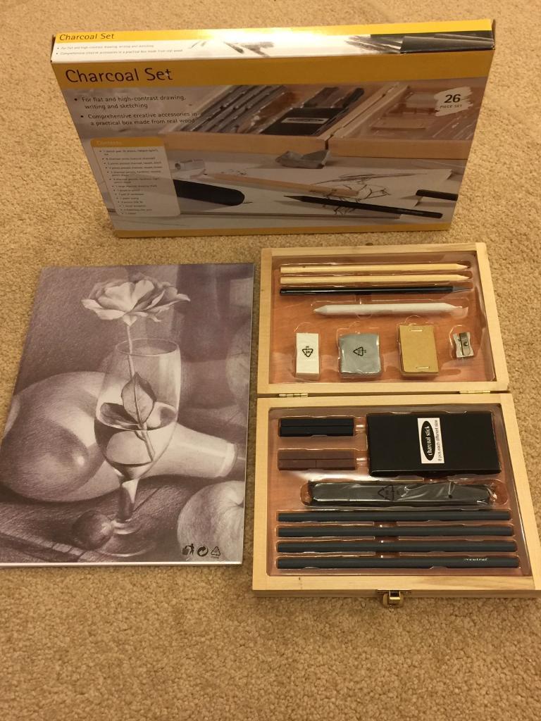 Charcoal Art Set in Quedgeley, Gloucestershire Gumtree