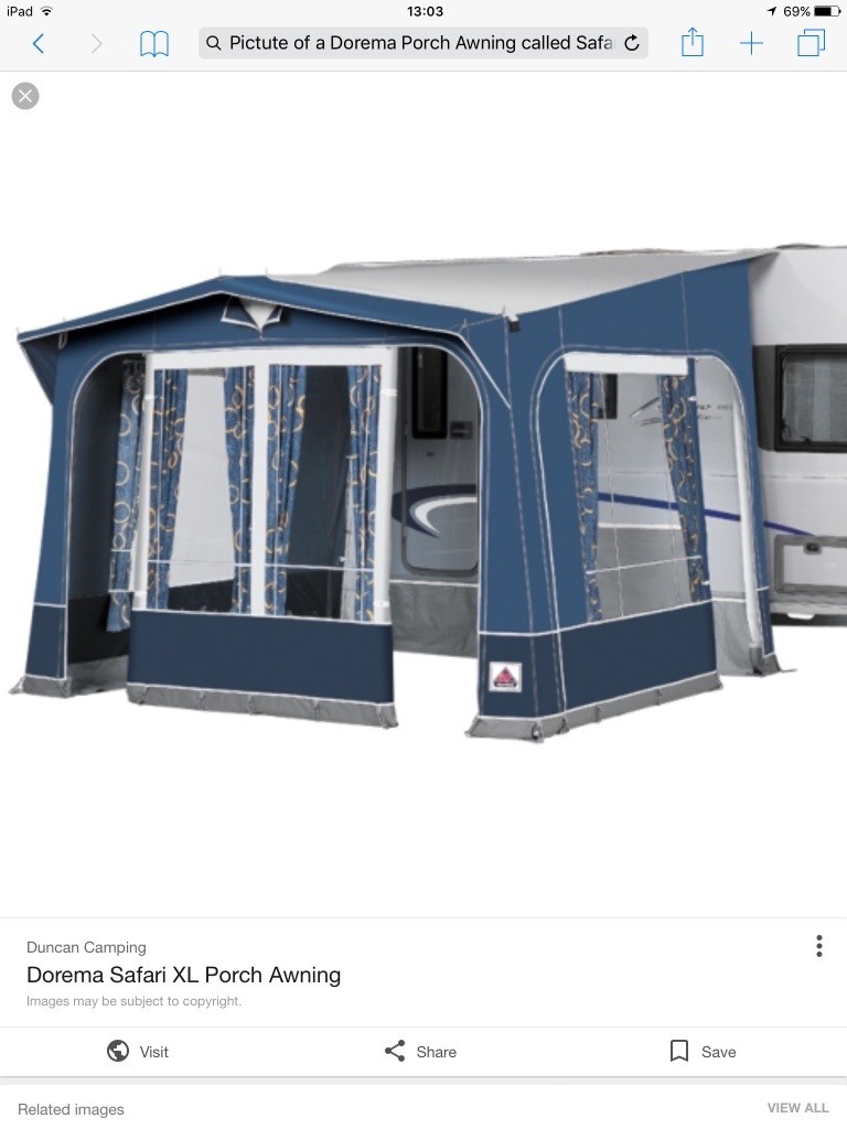 2015 Safari XL Porch Awning For Caravan In Shavington Cheshire