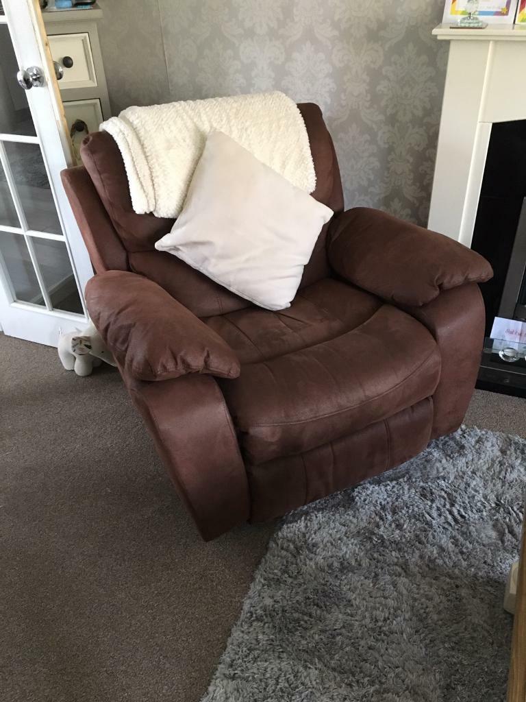 Large Harvey’s manual recliner/rocking chair! in Felixstowe, Suffolk