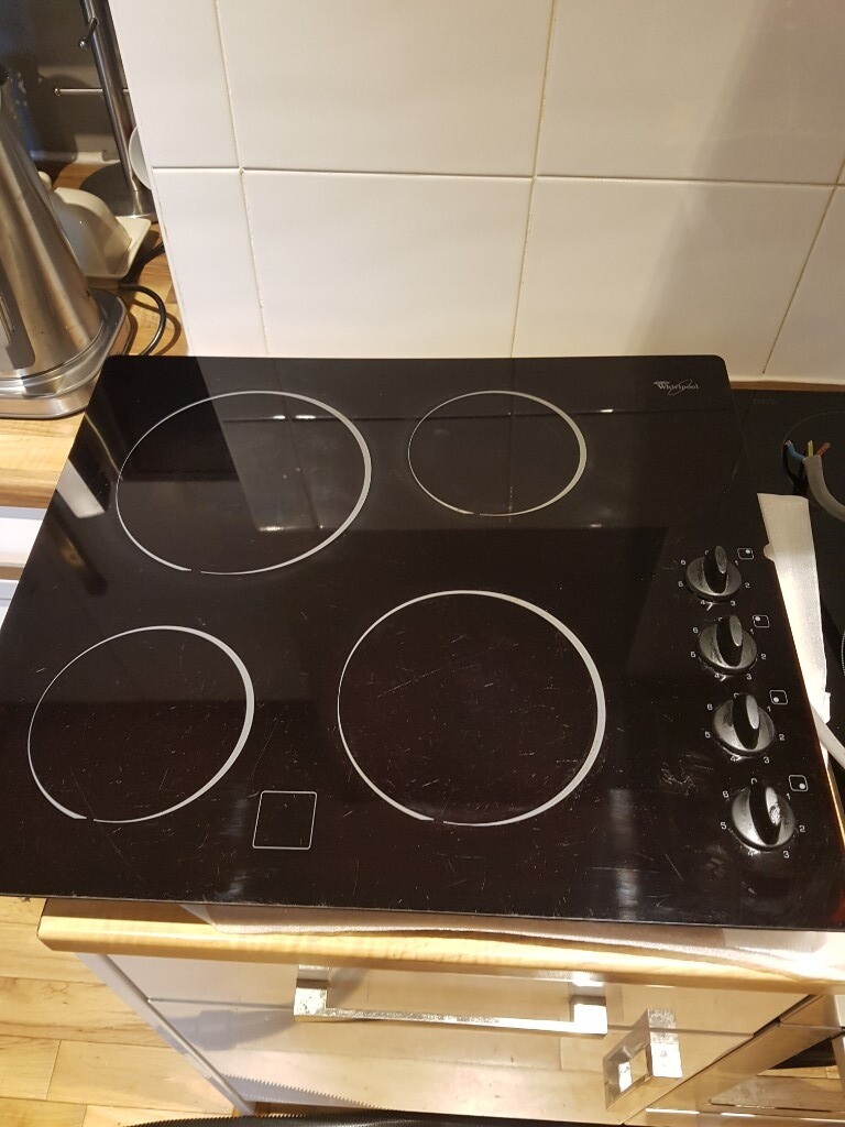 used Whirlpool electric glass hob in Plymouth, Devon Gumtree