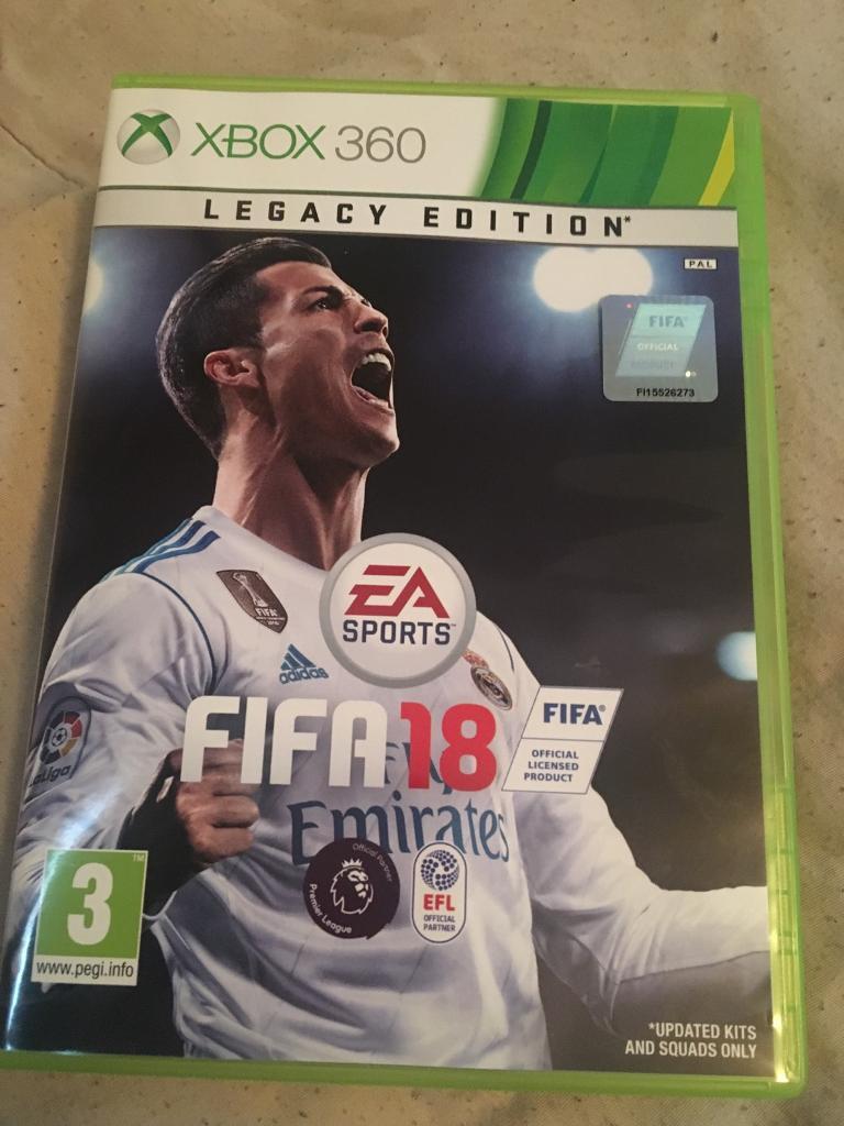 FIFA 18 legacy edition Xbox 360 | in Darlington, County Durham | Gumtree