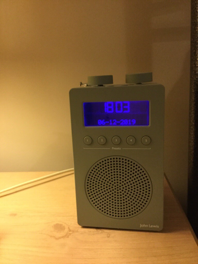 John Lewis & Partners Spectrum Solo Portable DAB+/FM Digital Radio