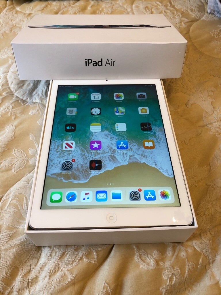 🍎 Apple iPad Air 1st Gen. 16GB, Wi-Fi, 9.7in - Silver WITH BOX | in ...