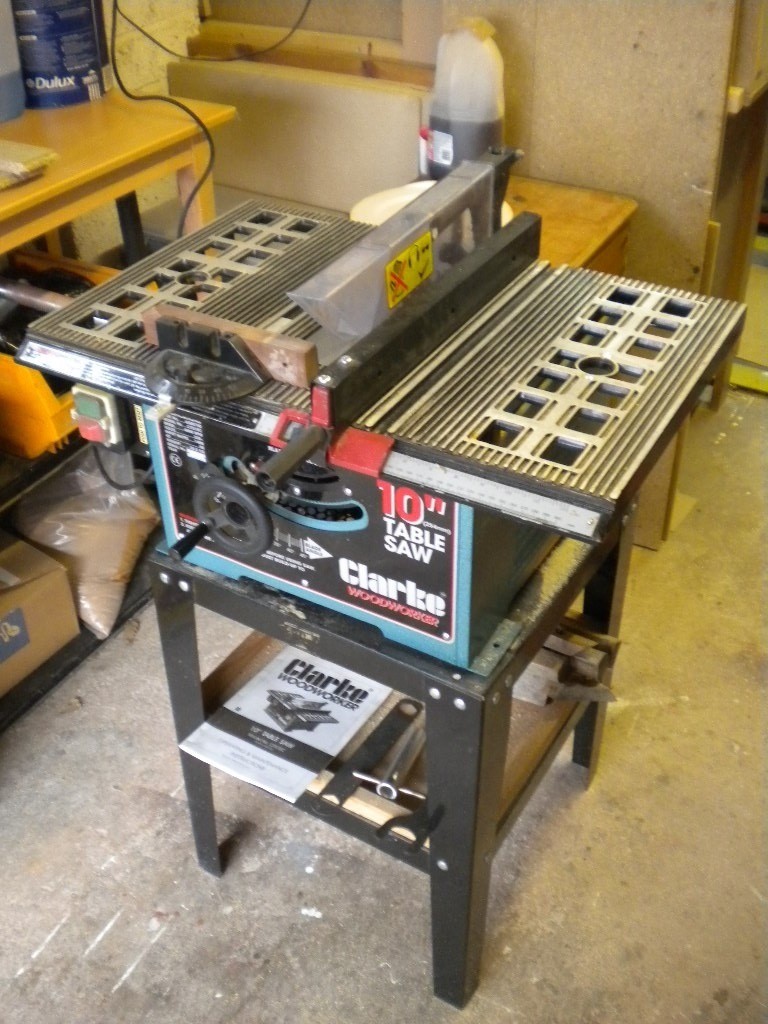 CLARKE 10 INCH TABLE SAW & STAND £105 ono in Paignton, Devon Gumtree