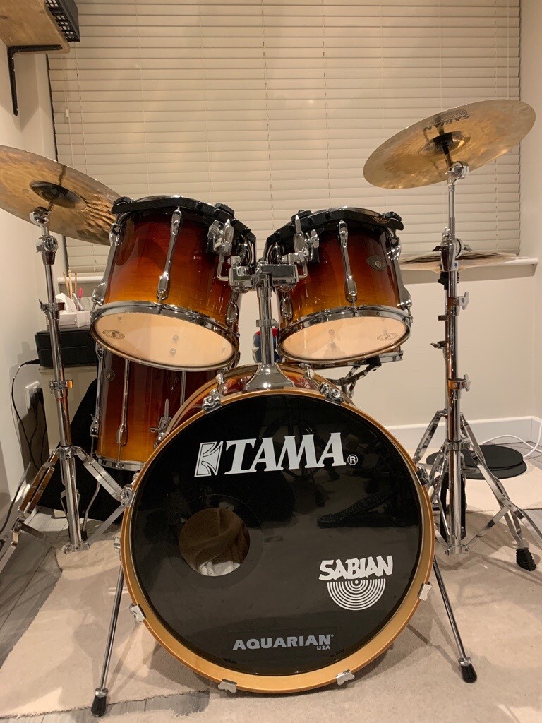 TAMA SemiPro Drum Kit with SABIAN CYMBALS & HIGH QUALITY Hardware in