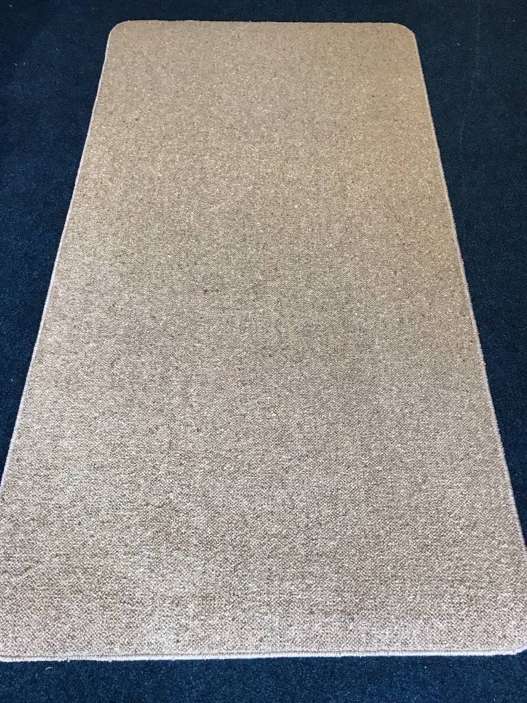 100 Wool loop pile Berber Whipped carpet rug 222cm x 119cm in