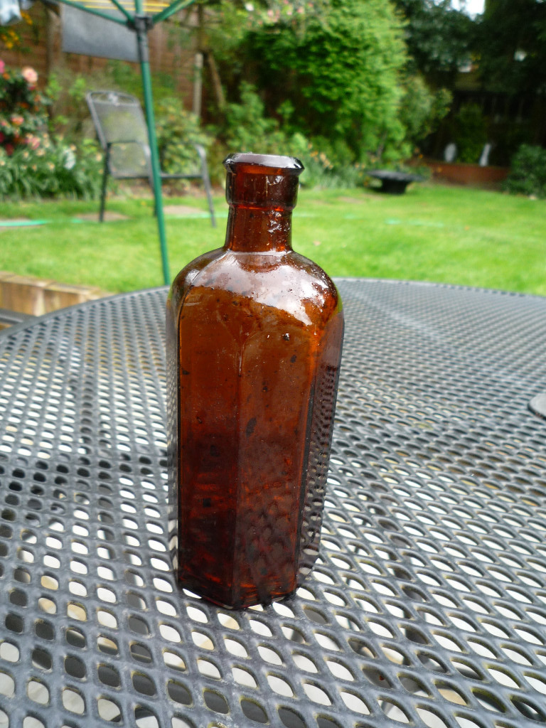 Old octagonal brown glass MIlton bottle in Harrow, London Gumtree