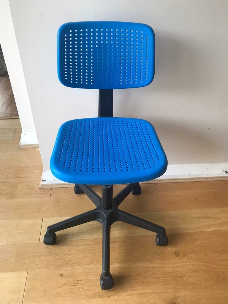 Ikea blue plastic office chair | in Coulsdon, London | Gumtree