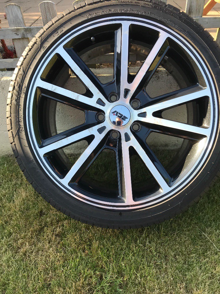 Used Alloy wheels 5 Stud plus tyres 225/40ZR 18. in Oldmeldrum