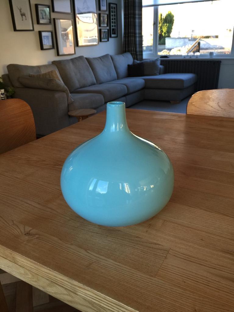 Duck Egg Blue Vase in Motherwell, North Lanarkshire Gumtree