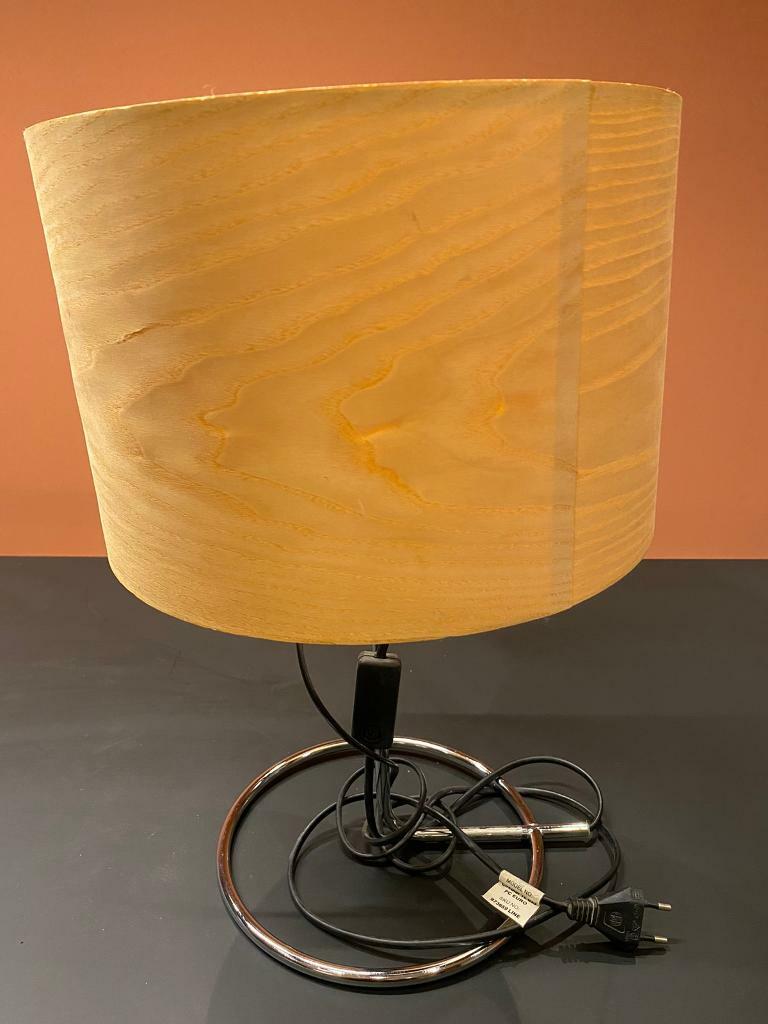 Habitat table lamp with wooden see through shade and metal foot in Acton, London Gumtree