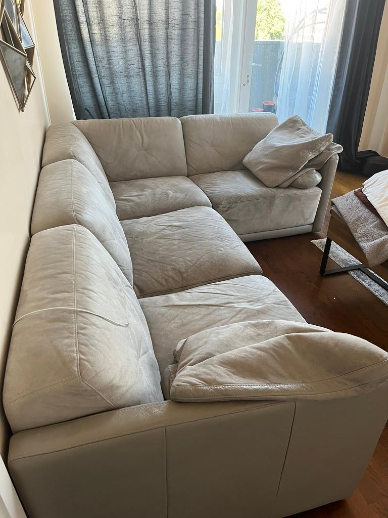 Dfs Sofa Grey Leather