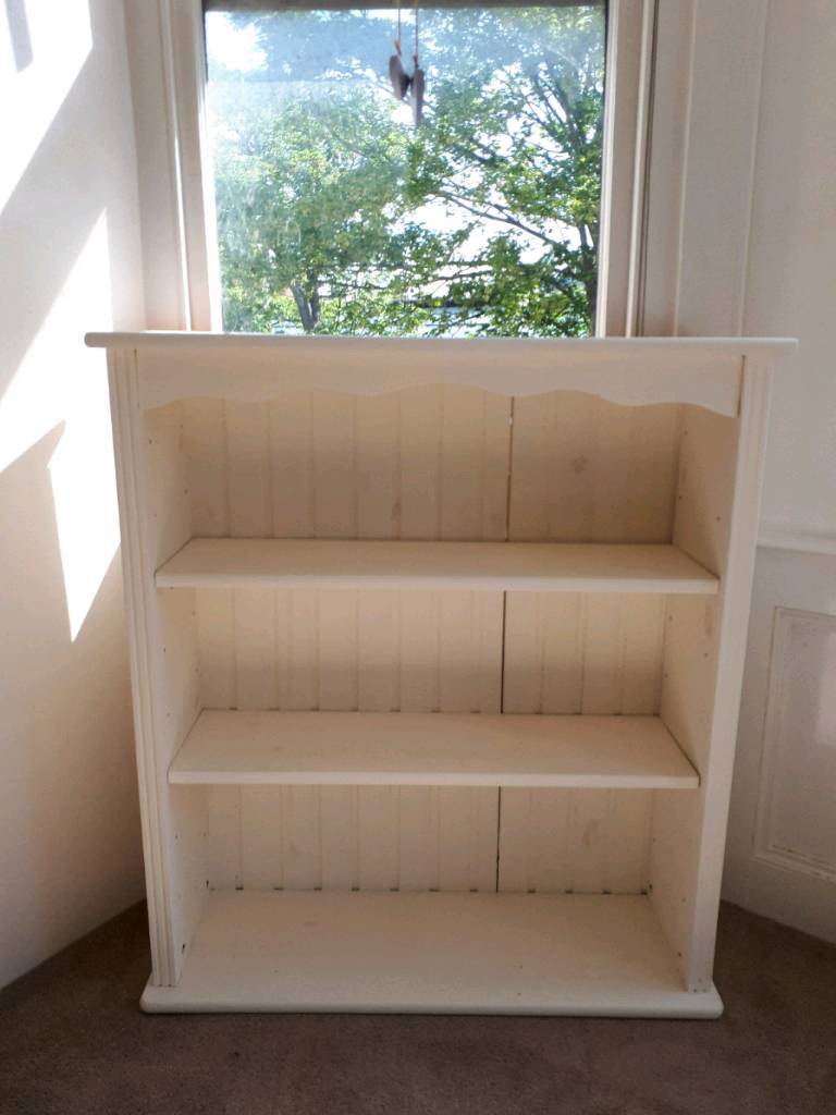 Cream painted pine bookcase in Worthing, West Sussex Gumtree