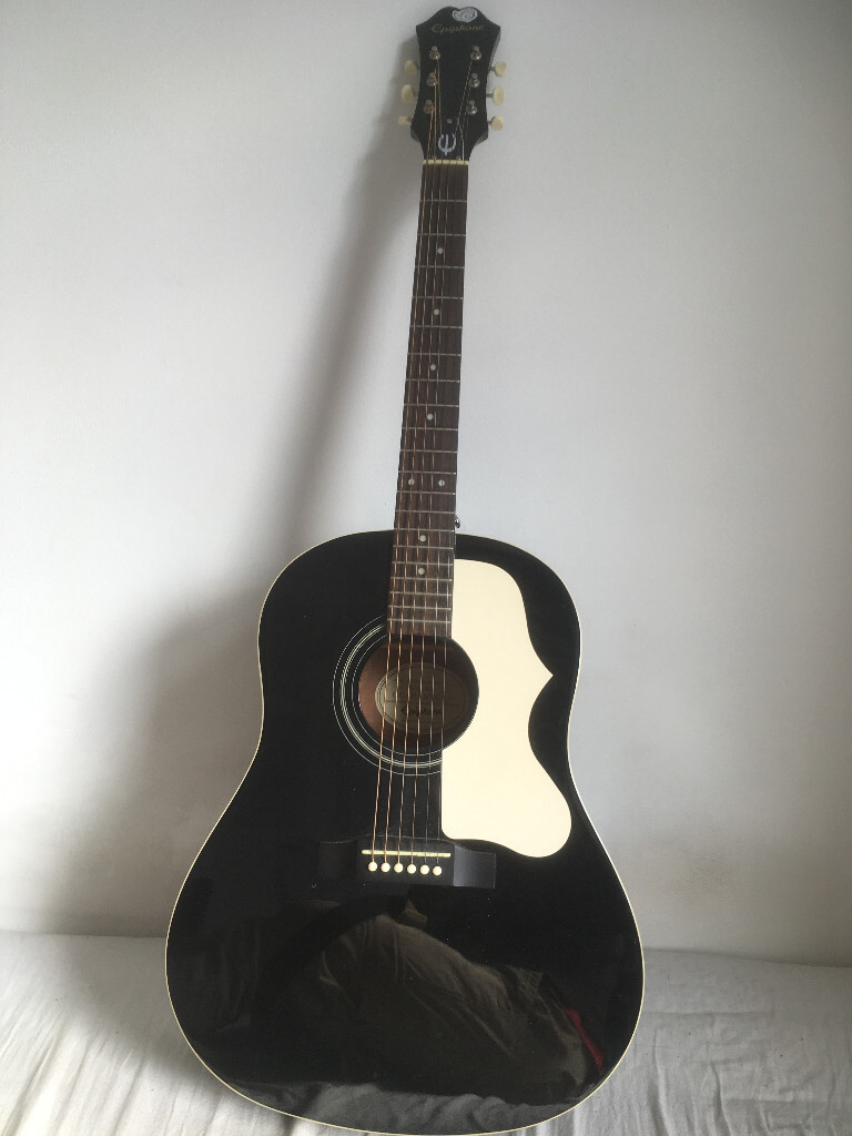 Epiphone 1963 EJ45/EB Black Acoustic 6string Guitar with Case in