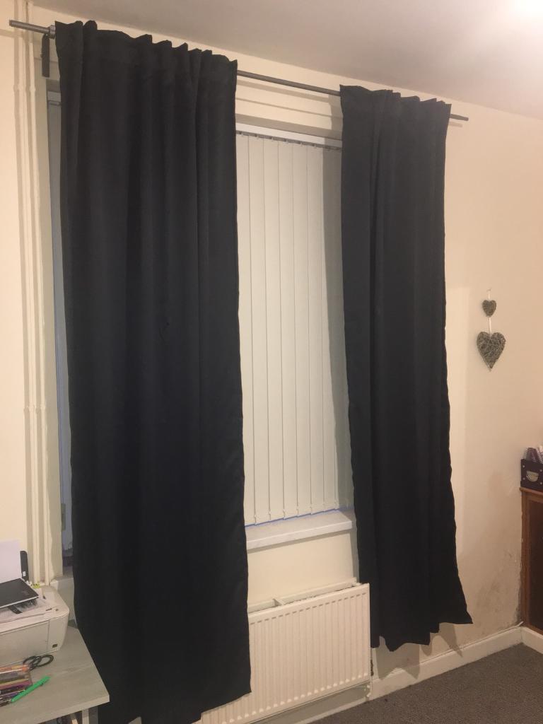Dark Blue Curtains In Roath Cardiff Gumtree