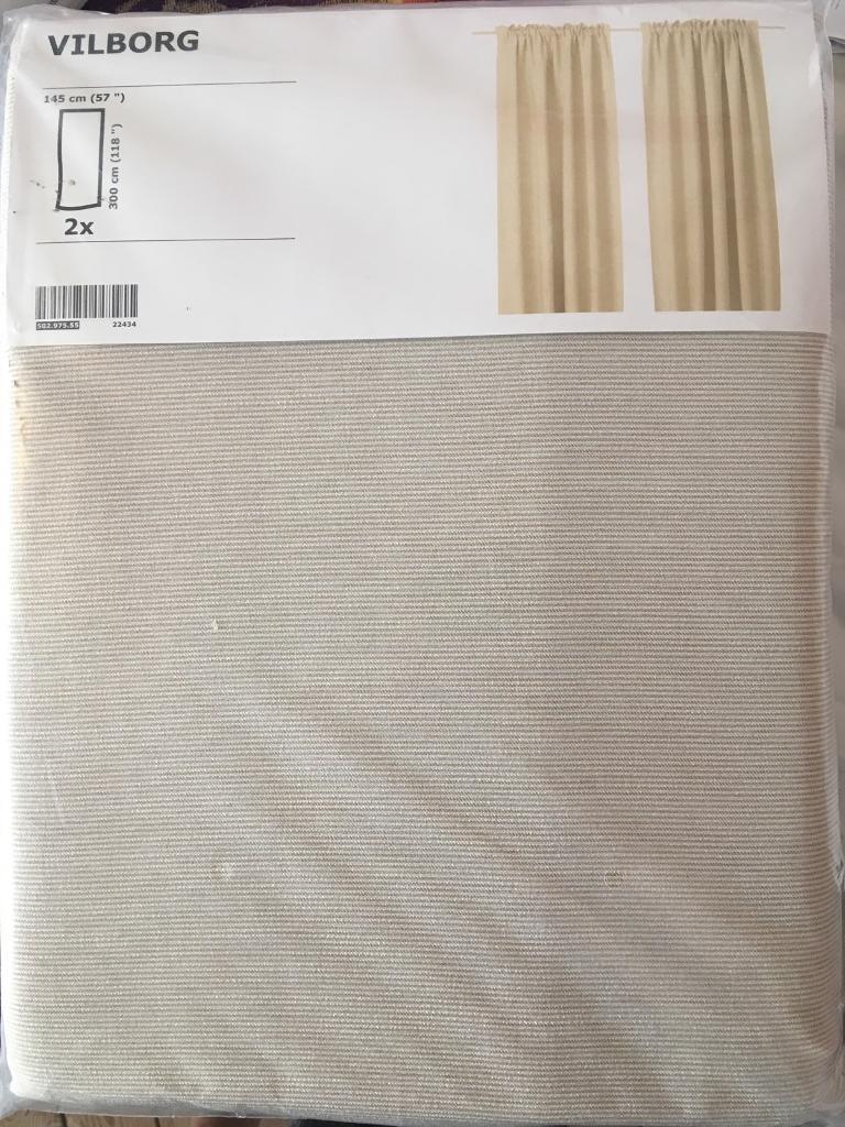 2 Pairs Of Ikea Vilborg Curtains Never Used In Arnold