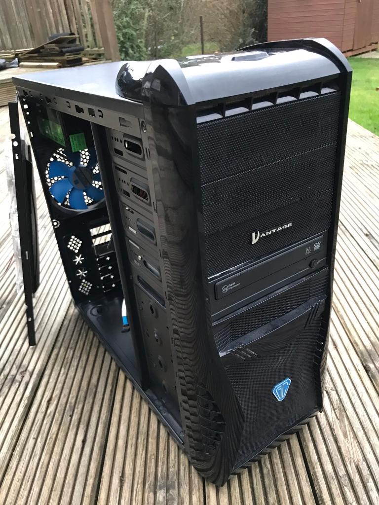 Starter gaming PC with monitor and keyboard in Hadleigh, Suffolk