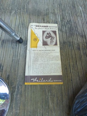 Heiland Reflector Camera Flash Multi Socket Tripod Vise Synchronar Lightsaber