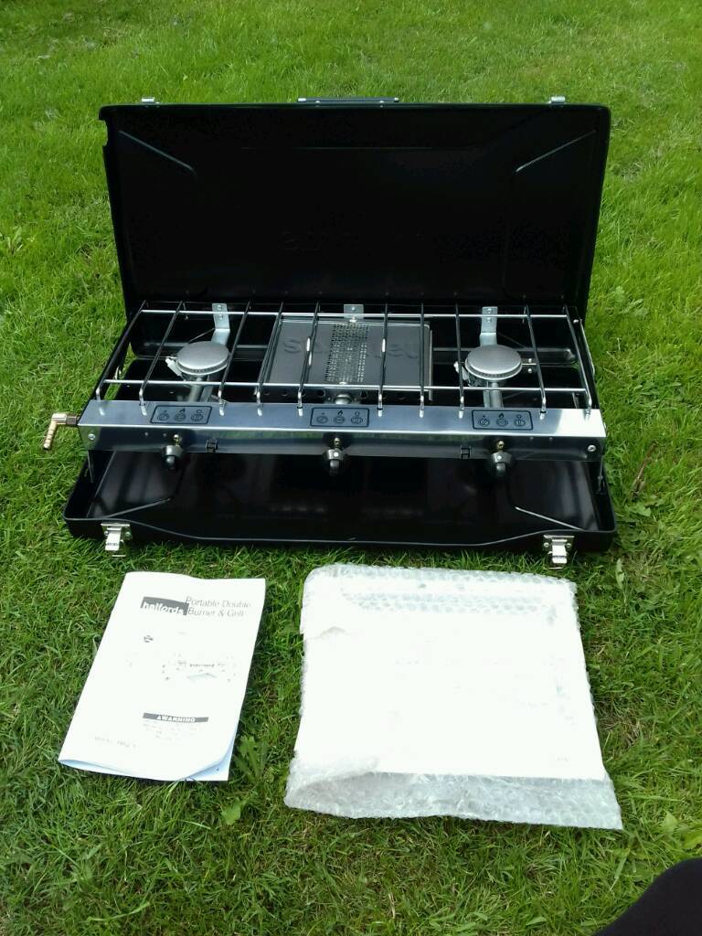 Double camping stove and grill in Worcester, Worcestershire Gumtree