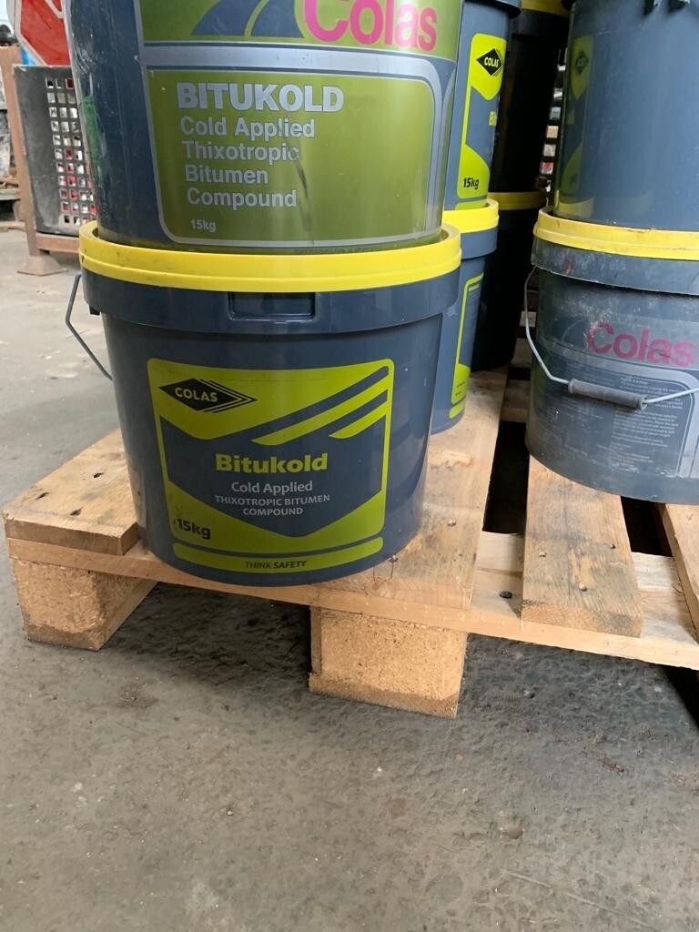 COLAS BITUKOLD Cold applied Thixotropic Bitumen compound 15kg in