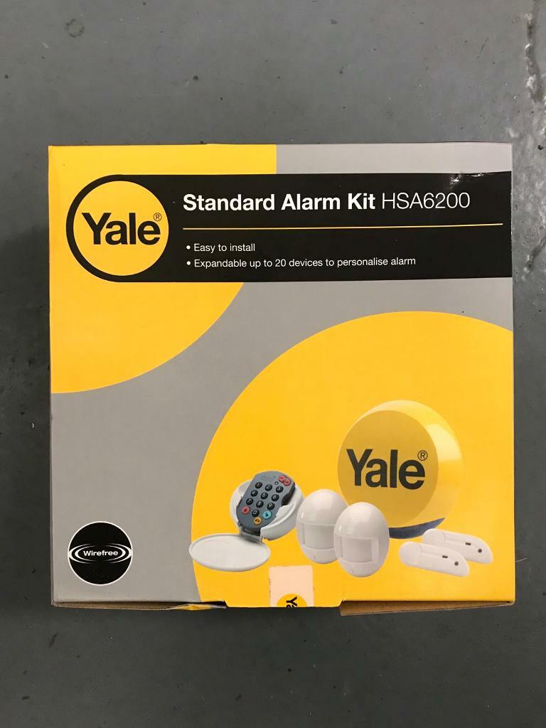 Yale Standard Alarm Kit HSA6200 plus extra remote key fob (brand new