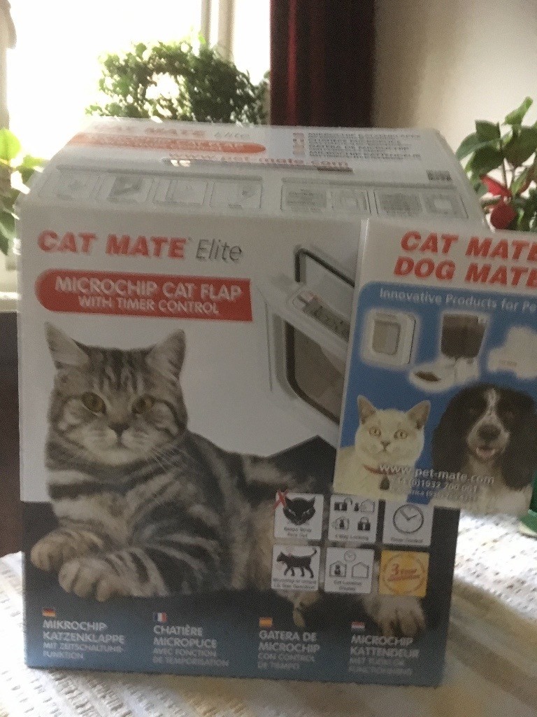 Cat Flap Cat Mate Elite Microchip Cat Flap with Timer Control Model