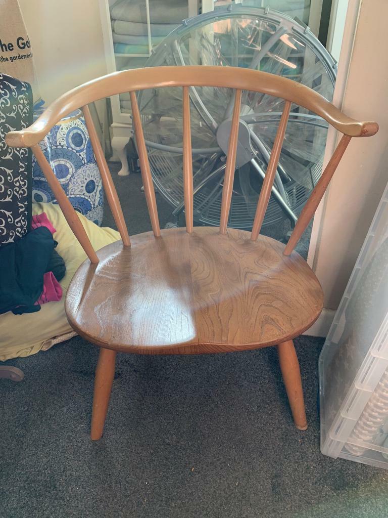 Ercol cowhorn fireside chair in Paignton, Devon Gumtree
