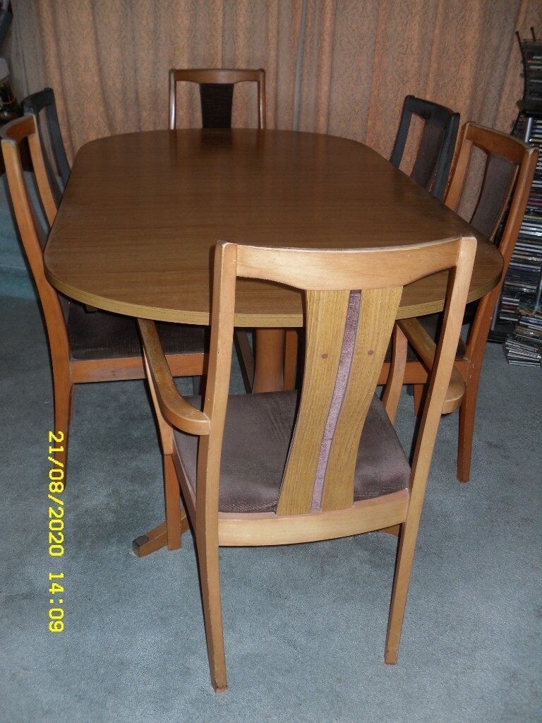 Schreiber Teak Dining Table and 6 Chairs in Sheffield, South