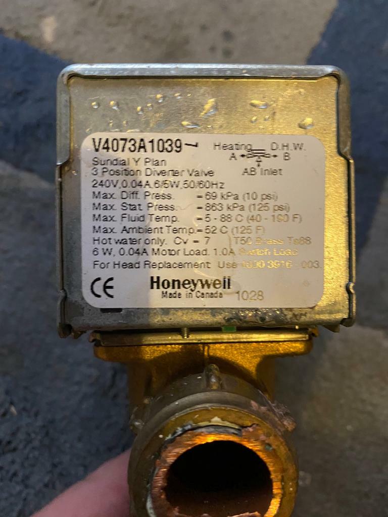 Honeywell Diverter Valve in Mansfield Woodhouse, Nottinghamshire