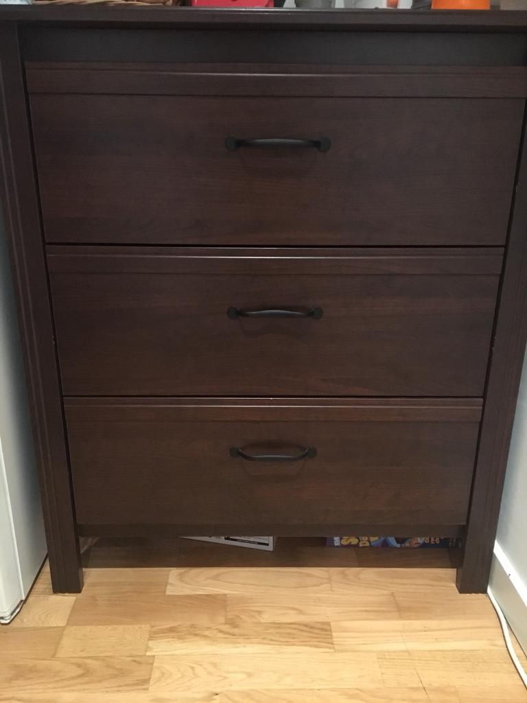 Chest Drawers Walnut Ikea In Romford London Gumtree