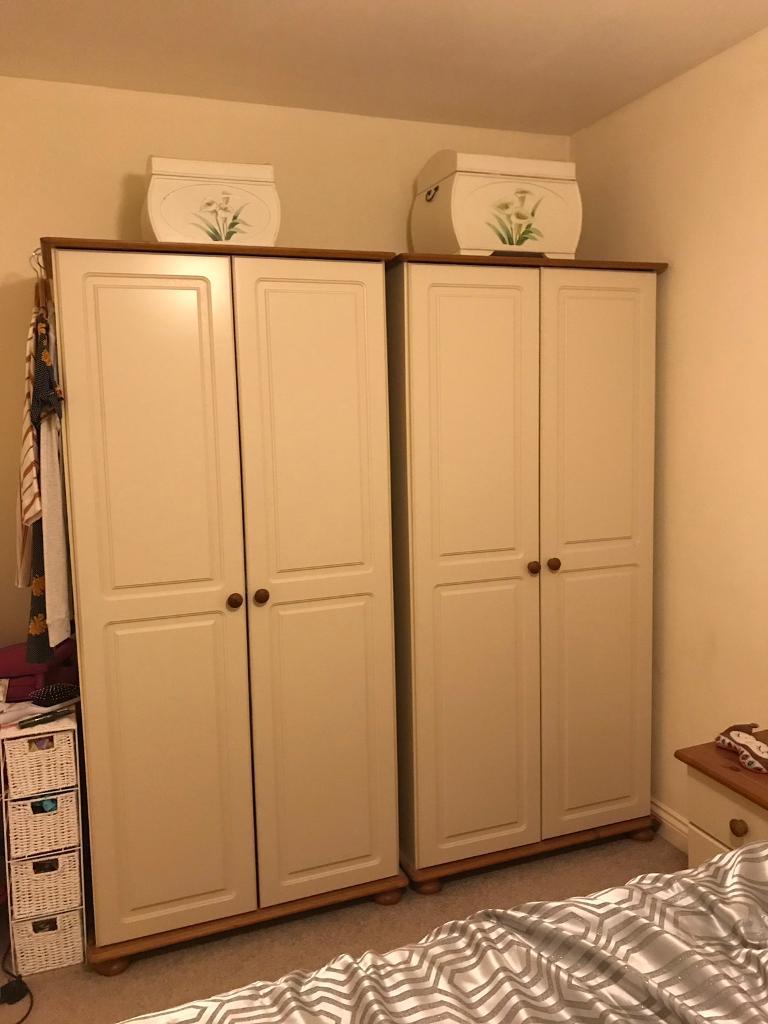 Solid Pine Cream Wardrobes In Billingham County Durham Gumtree