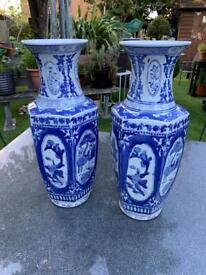 image for Two Ceramic Vases (Pair) 