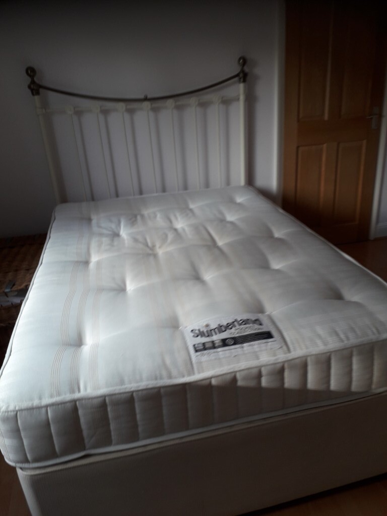 Slumberland 2x drawer double bed with headboard .' Very comfy', say