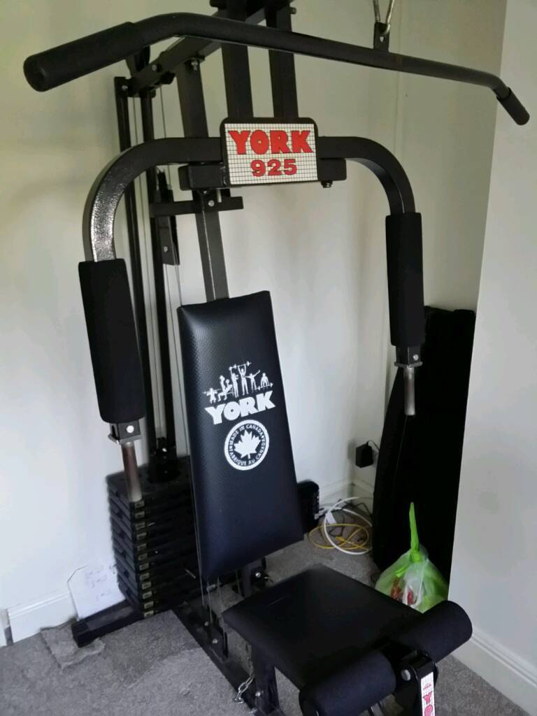 York 401 Home Gym Workout Chart