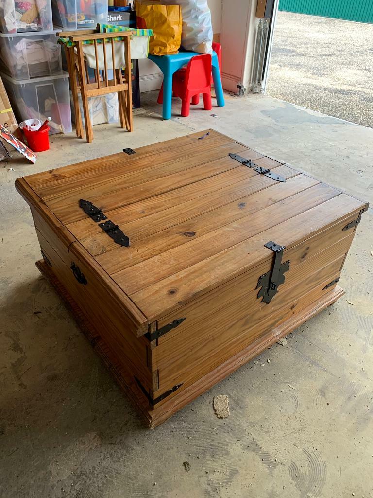 Timber Chest / Coffee table / storage box in Poundbury, Dorset Gumtree