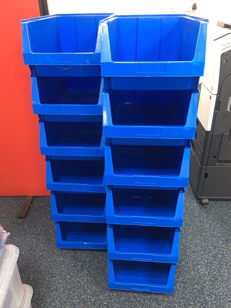 Blue Stacking Storage Bins x 12 in Colchester, Essex Gumtree