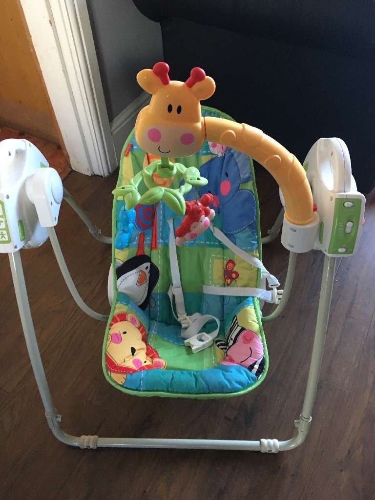 Fisher price baby swing in full working order. In good used condition