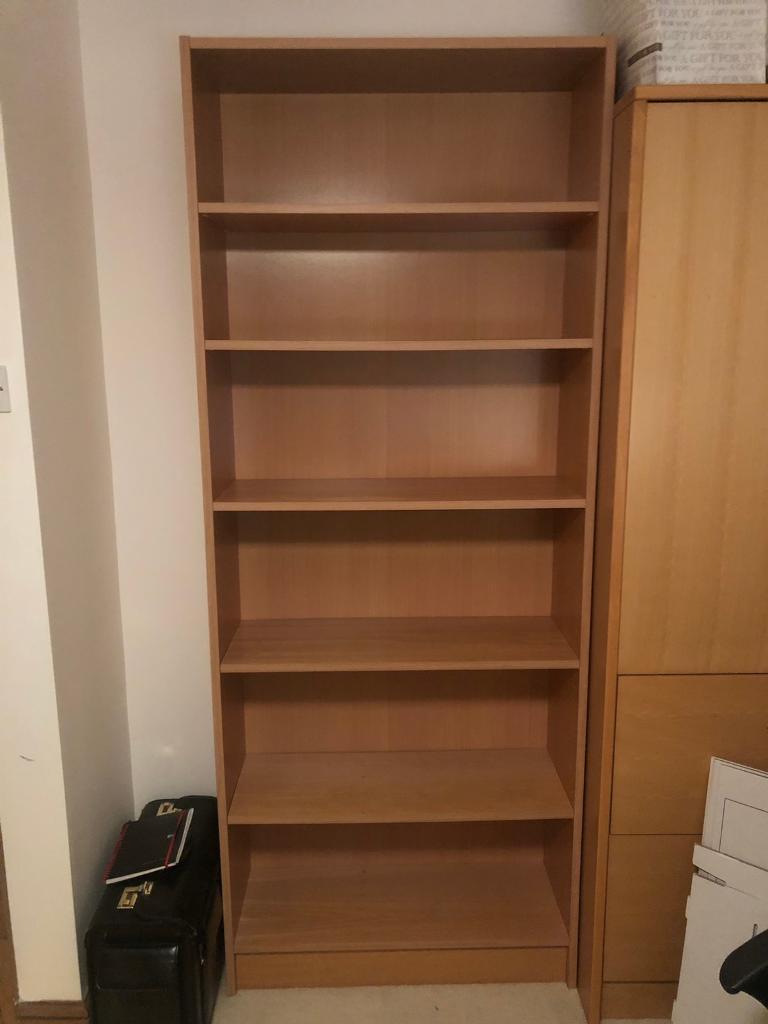 Beech 6 shelf bookcase in Exmouth, Devon Gumtree