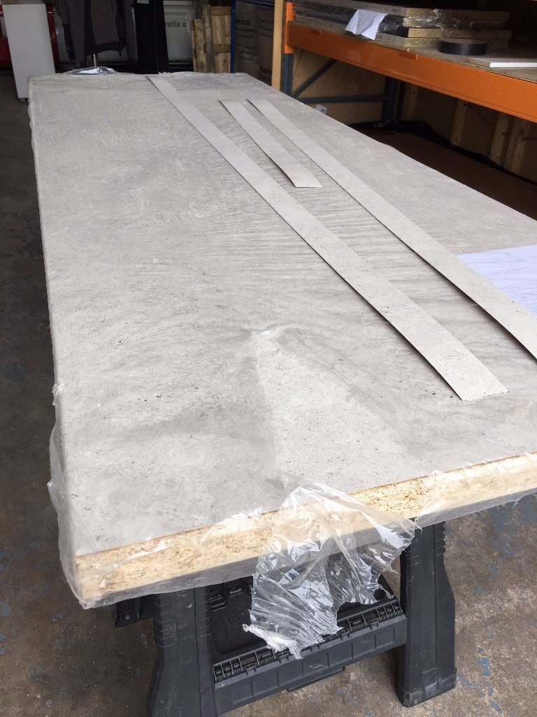 Kitchen Worktop offcuts Egger Avalon Cream Laminate Worktop breakfast