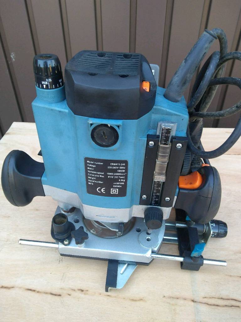 Large very powerful 1/2 inch router with micro adjustable fence | in ...