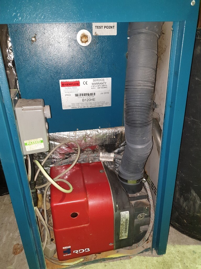 Warmflow B120 High Efficiency Oil Boiler in Downpatrick, County Down