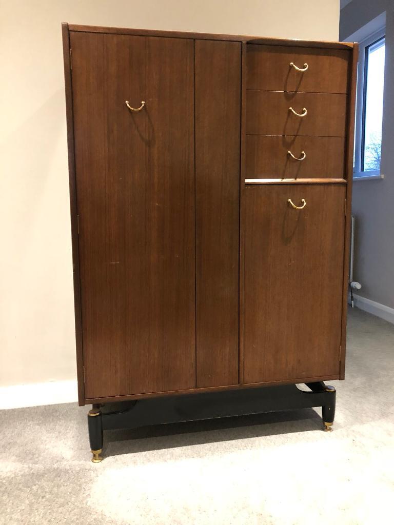 1950s G Plan Tolla And Black Gentleman S Wardrobe In